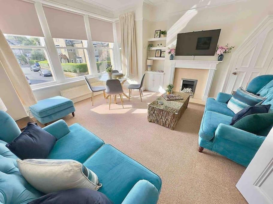 Spacious & Bright 3 Bed Harrogate Apartment Exterior photo